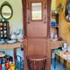 Antique vintage coat rack umbrella stand