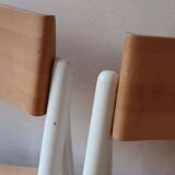 4 two-tone 80's chairs
