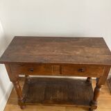 Solid wood table