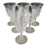 Crystal wine glasses from Arques Tuileries Villandry