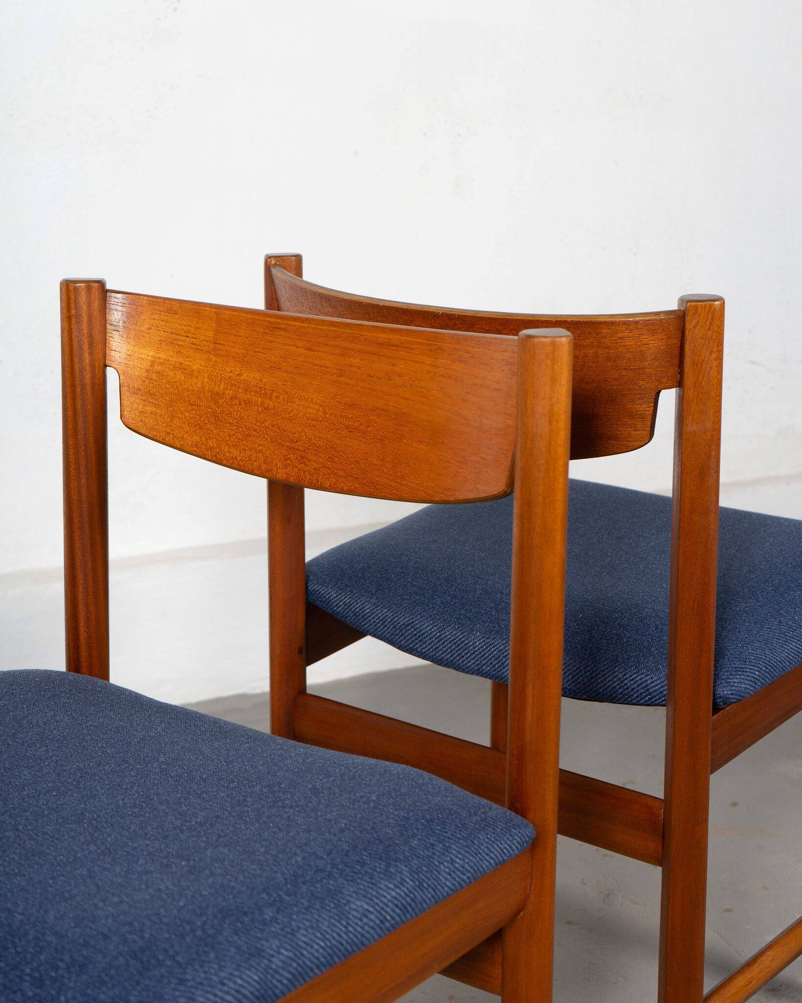 White and Newton teak chairs