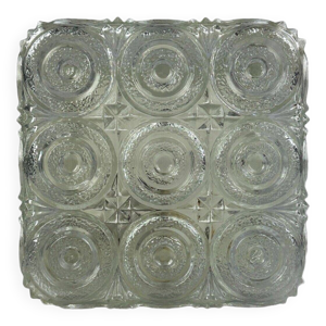 plafonnier en verre et - 1960