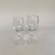 Set de 4 verres à eau et 4 verres à vin, verre tourbillonnant