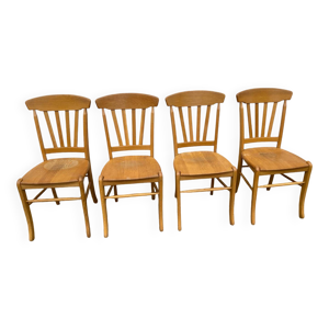 set de 4 chaises contemporaines - bistrot