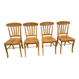 Set of 4 contemporary bistro style chairs