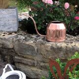 Vintage red copper watering can 60s/70s