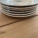 Antique flat plates, Longchamp Antonia ironstone.