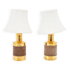 Paire lampes table