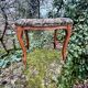 Large antique footrest in the Louis XV style.