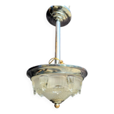 EZAN Art Deco glass chandelier 1930 - Jean Gauthier