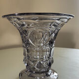 Vase Art déco en cristal violine