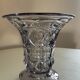 Art Deco vase in purple crystal