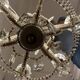 Antique crystal chandelier with pendants