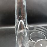 Formano 80s cornet vase - Metal and Glass