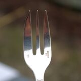 Christofle marot coquille - 12 silver-plated cake forks