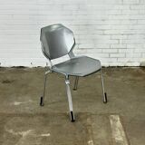 Metal space age stool Fröscher Sitform