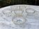 6 golden cut glasses from the 1930s