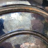 Round iridescent ceramic dish Vallauris