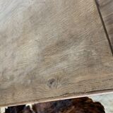 Oak farmhouse table - 1 drawer
