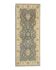 Grey Wool Runner Rug, Handmade Floral Ziegler Hallway Runner 182x72cm