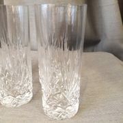 Suite de 6 verres a digestif en cristal taille