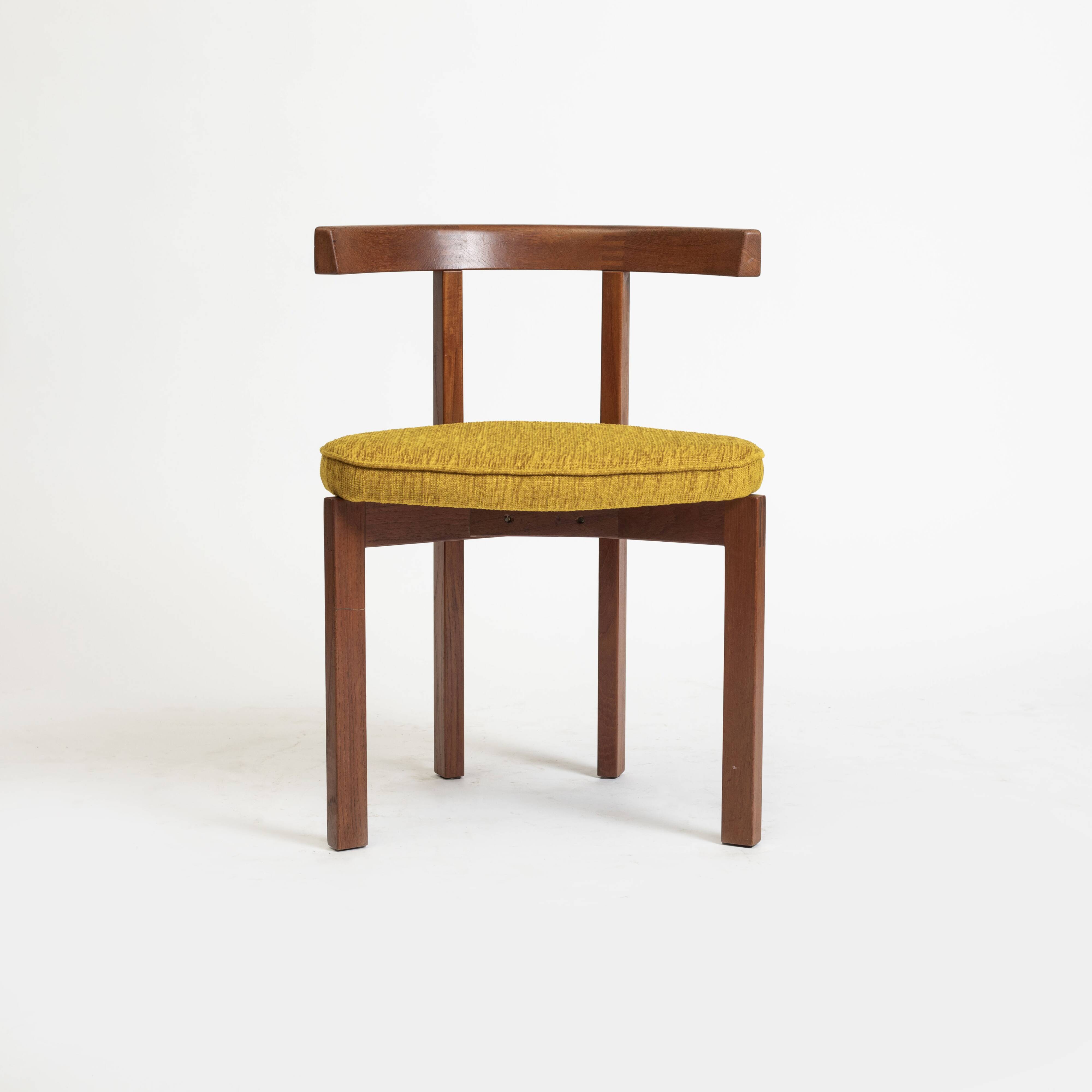 Set of 5 teak dining chairs by Inger Klingenberg for  France & Søn, Denmark