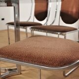 Dining room table and 6 chairs by Alessandro Alpizzi, 1970s, Set of 7