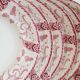 Set of 6 dessert plates Longwy model Rambouillet