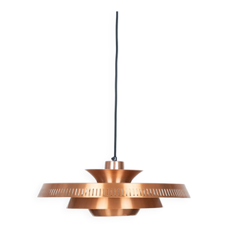 Danish vintage copper lamp from 1960s