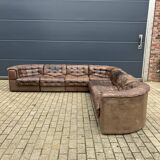 Prachtige De Sede Ds11, 7-delige set in bruin patchwork