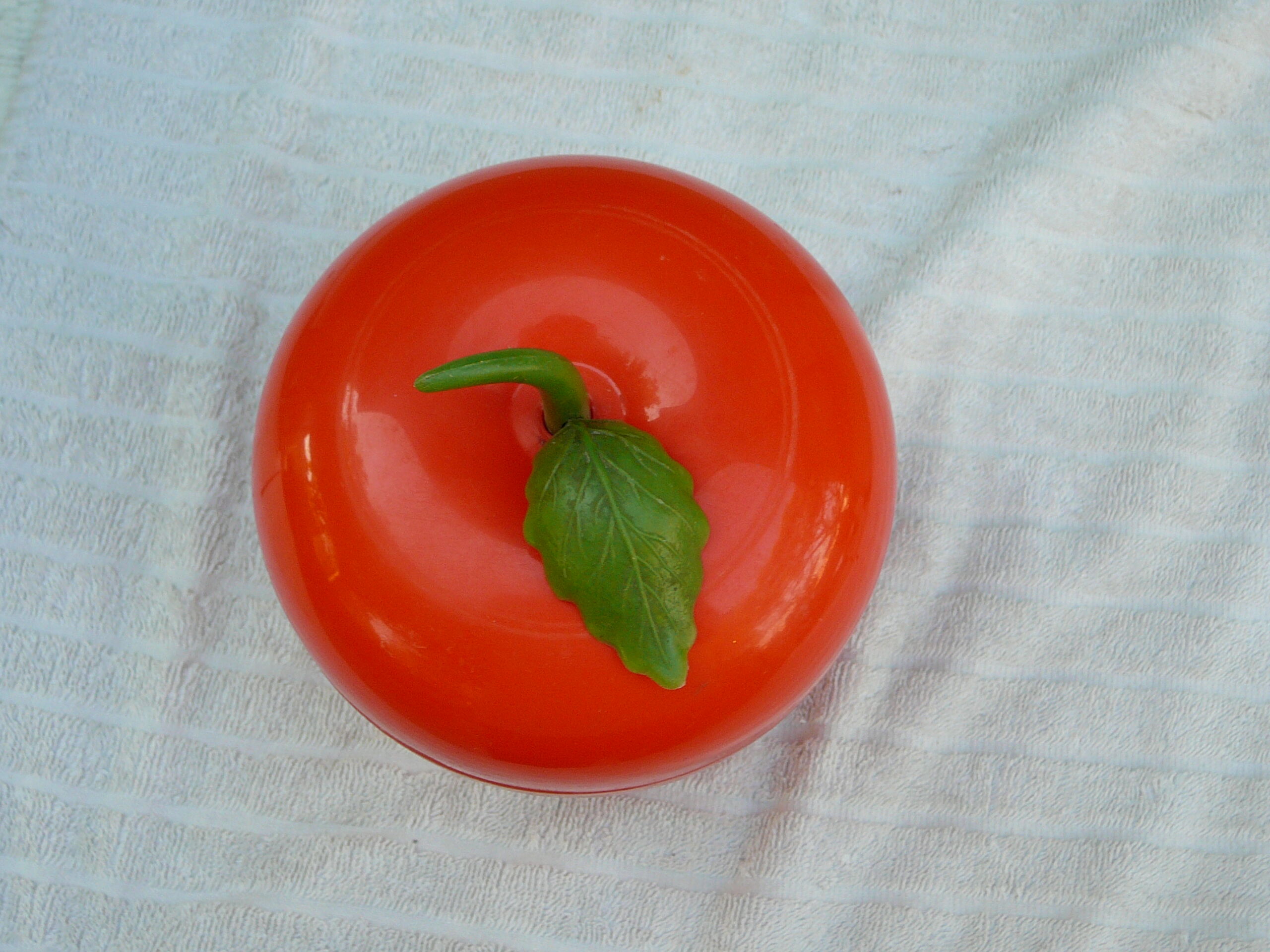 Orange vintage ice cube tray 70