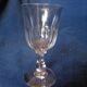Lot de 2 verres ancien en cristal taille main