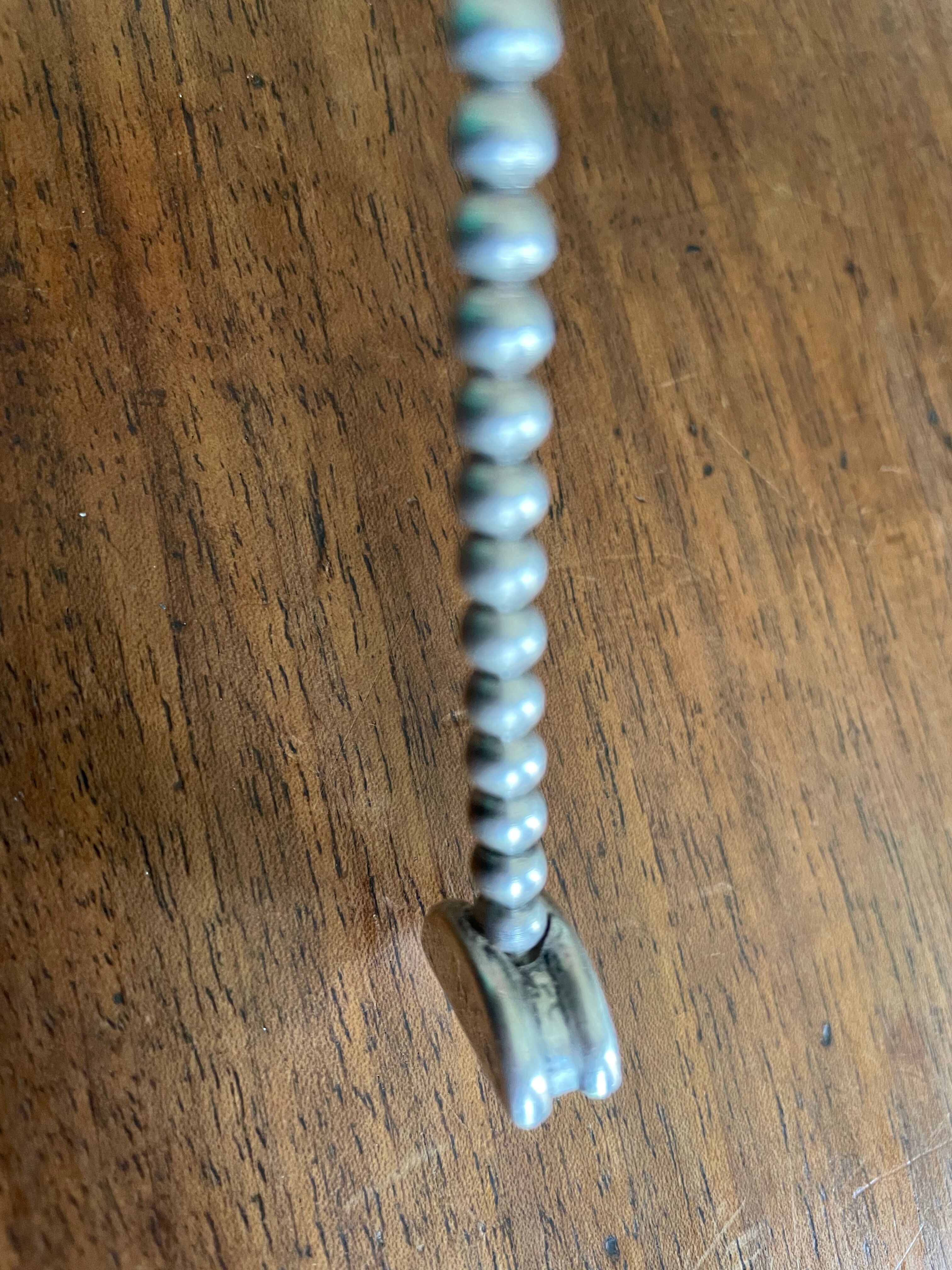 Silver metal spoon Vintage Art Deco