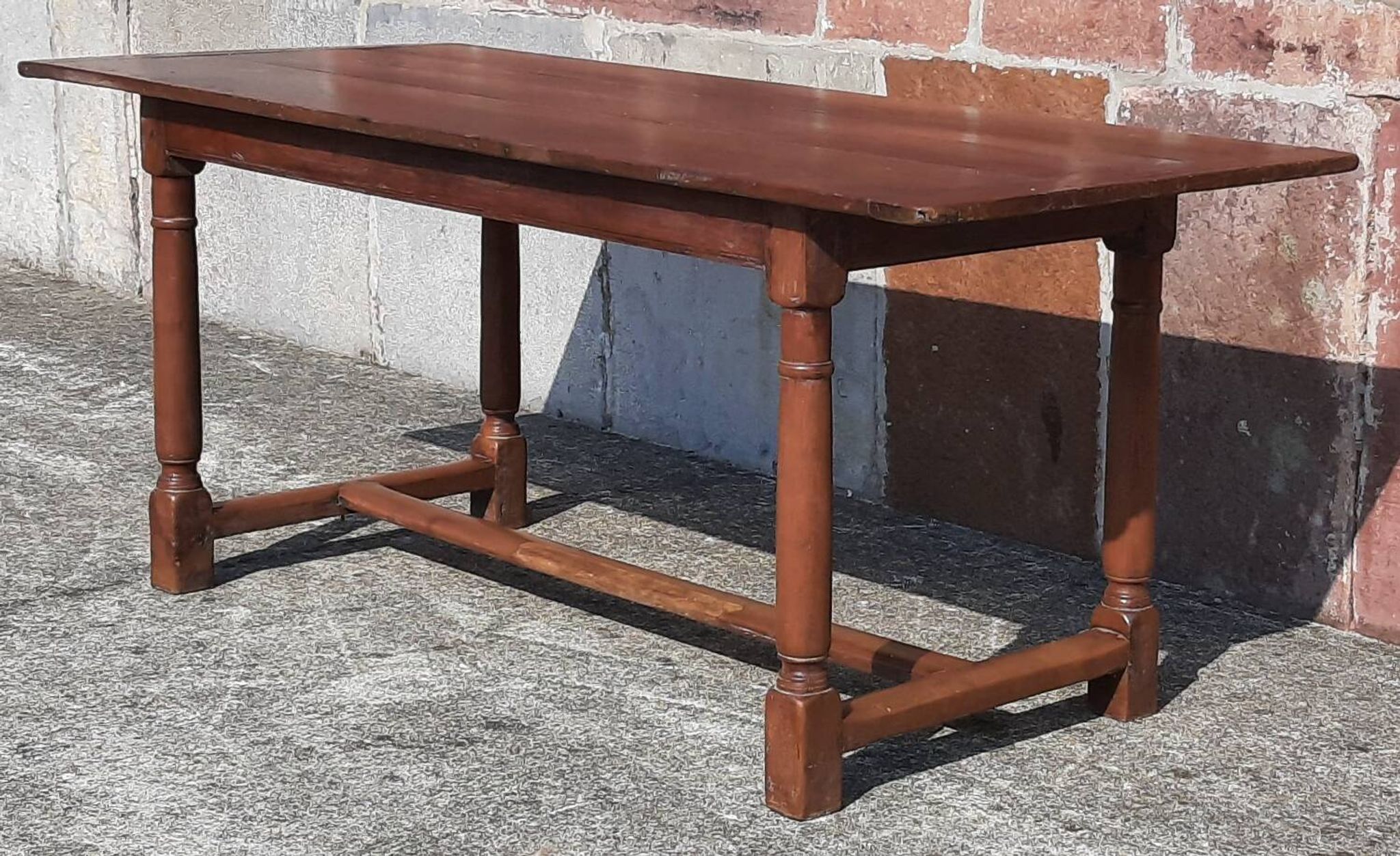 Table de ferme ancienne (175 x 71 cm.)
