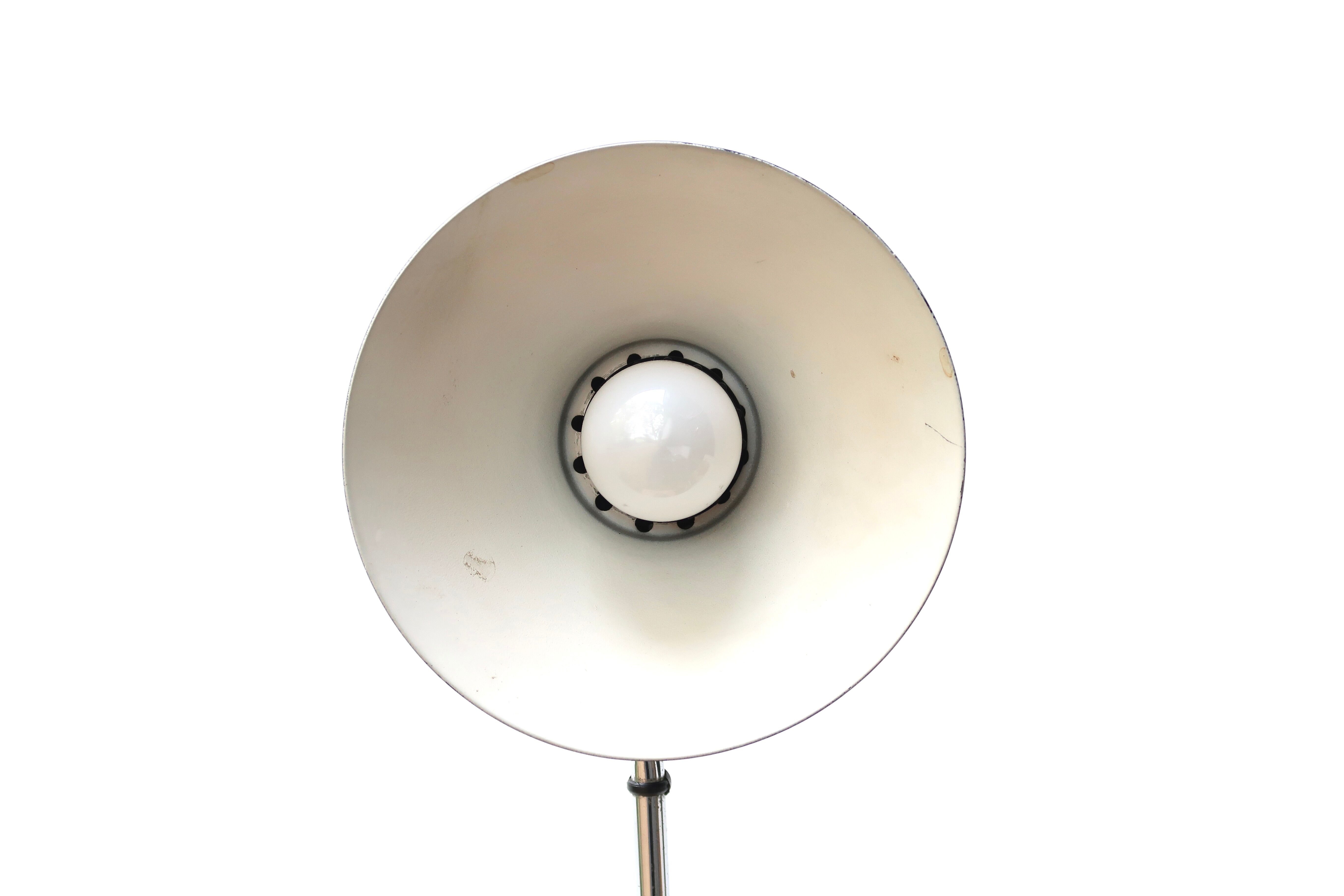 Black articulated desk lamp Aluminor, 60s