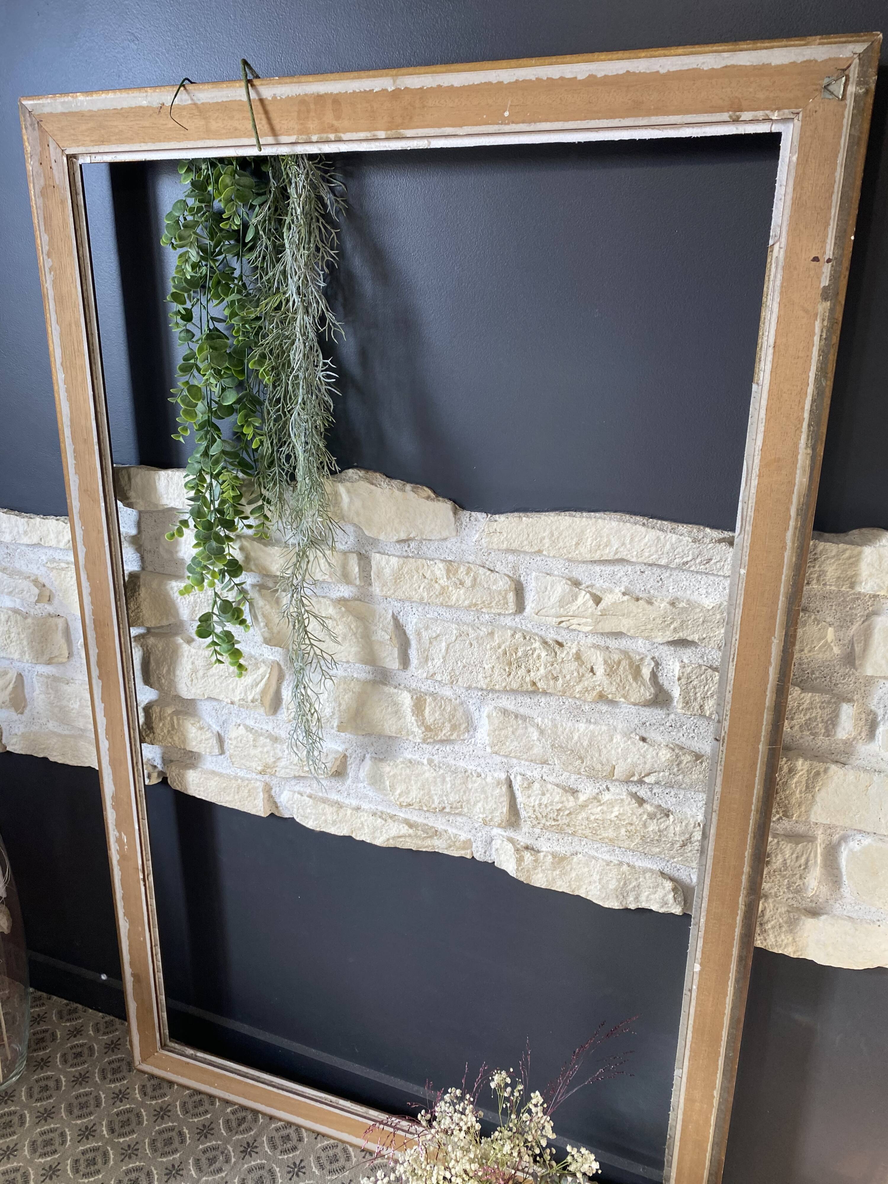 Former large-format wooden frame