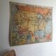 Vintage school map United States N°33 Editions Hatier by M.Peyre