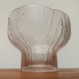 Large glass bowl from the mid-century by Heiniä Kainalossa for Humppila, Finland.