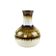 Ceramic vase with drip glaze, German pottery from the 1970s