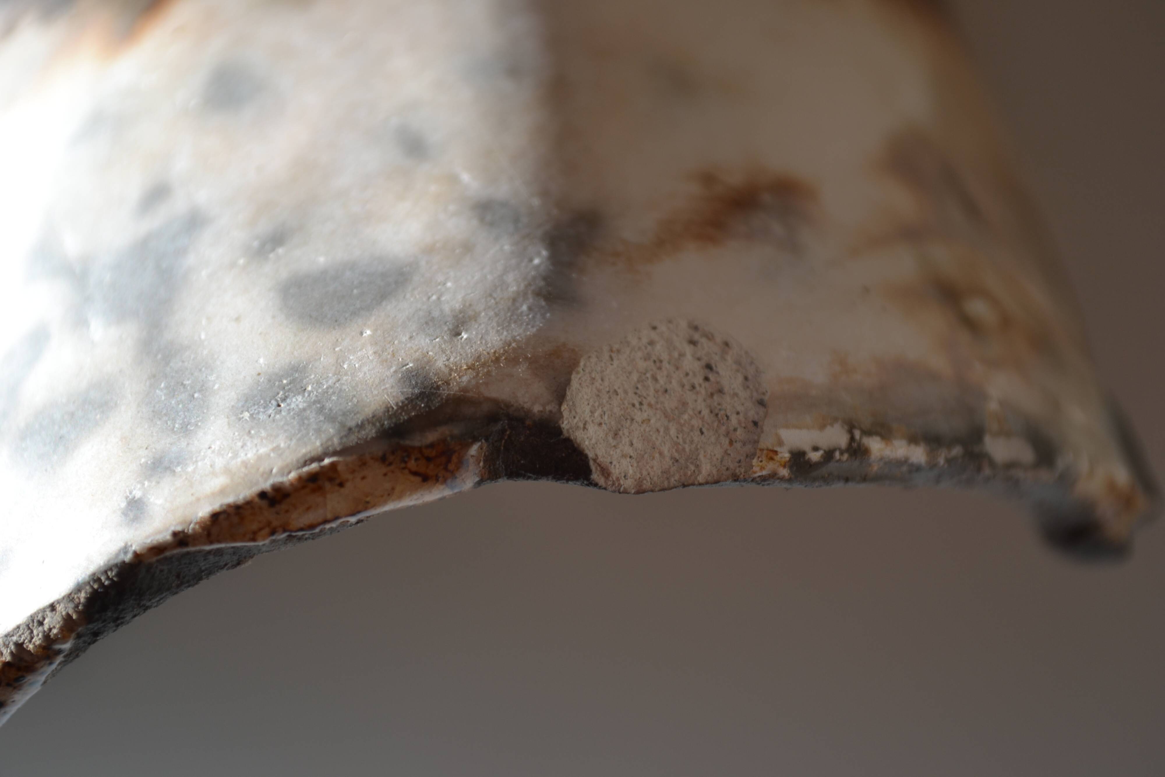 Male torso sculpture by patinated casting, signed to be identified.