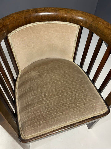 Josef Hoffmann, Art Nouveau armchair, Jacob & Josef Kohn, circa 1905, Vienna