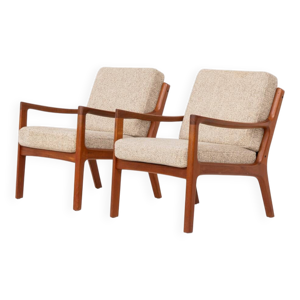 Paire de fauteuils ''Senator'' - ole wanscher