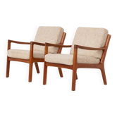 Paire de fauteuils "Senator" par Ole Wanscher pour France & Son