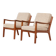 Pair of “Senator” easy chairs by Ole Wanscher for France & Son