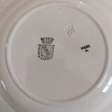 Assiettes creuses en terre de fer Digoin Sarreguemines