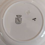 Deep plates made of ironstone from Digoin Sarreguemines.