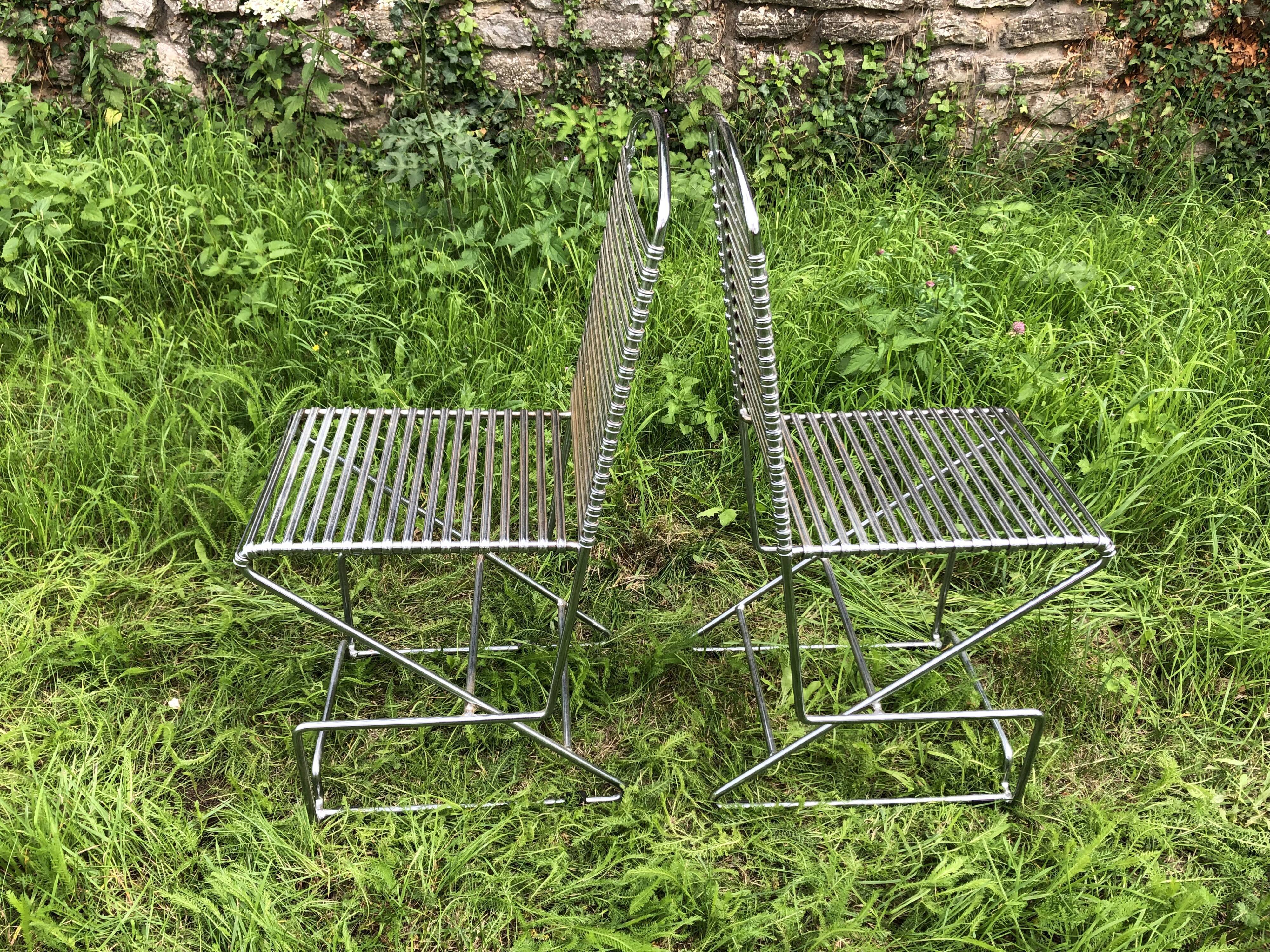 "Kreuzschwinger" chairs for Schlubach by Till Behrens