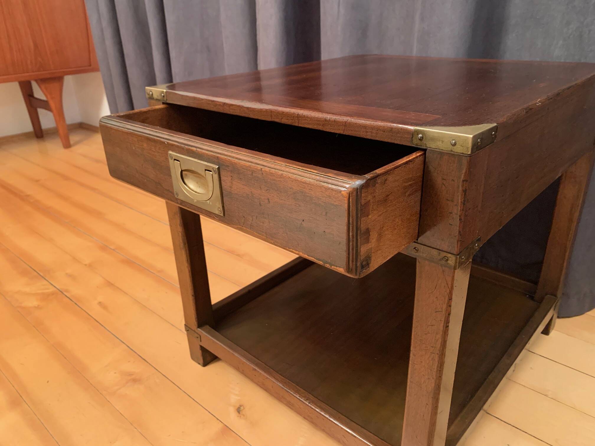 Reh Kennedy style officer's side table for Harrods London, UK, 1950s