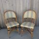 Paire de chaises de bistrot Maison Gatti Paris