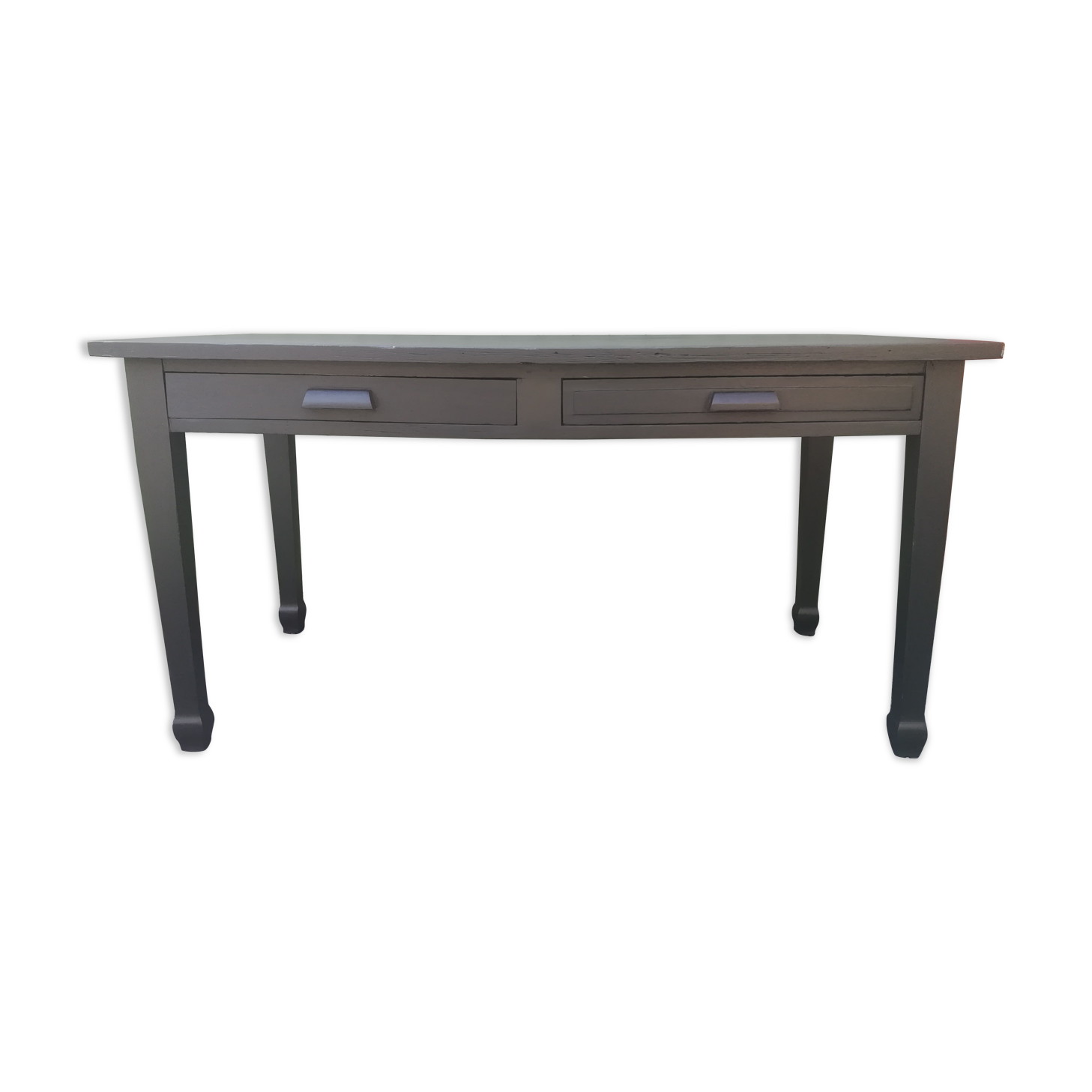Patinated oak table